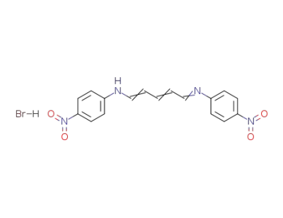 5-(4-nitro-anilino)-penta-2,4-dienal-(4-nitro-phenylimine); hydrobromide
