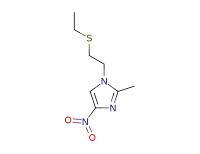 1-(2-ethylsulfanyl-ethyl)-2-methyl-4-nitro-1<i>H</i>-imidazole