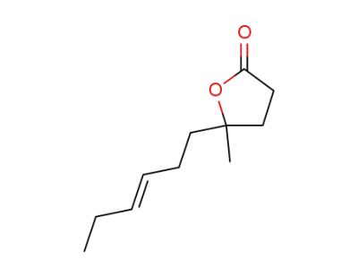 γ-Methyl-γ-(hex-3t-enyl)-butyrolacton