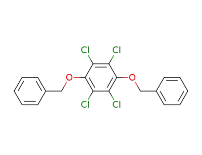 2,3,5,6-tetrachloro-1,4-bis(benzyloxy)benzene