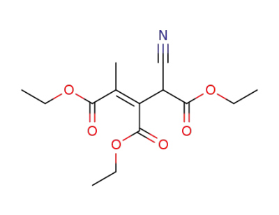 1-cyano-but-2-ene-1,2,3-tricarboxylic acid triethyl ester